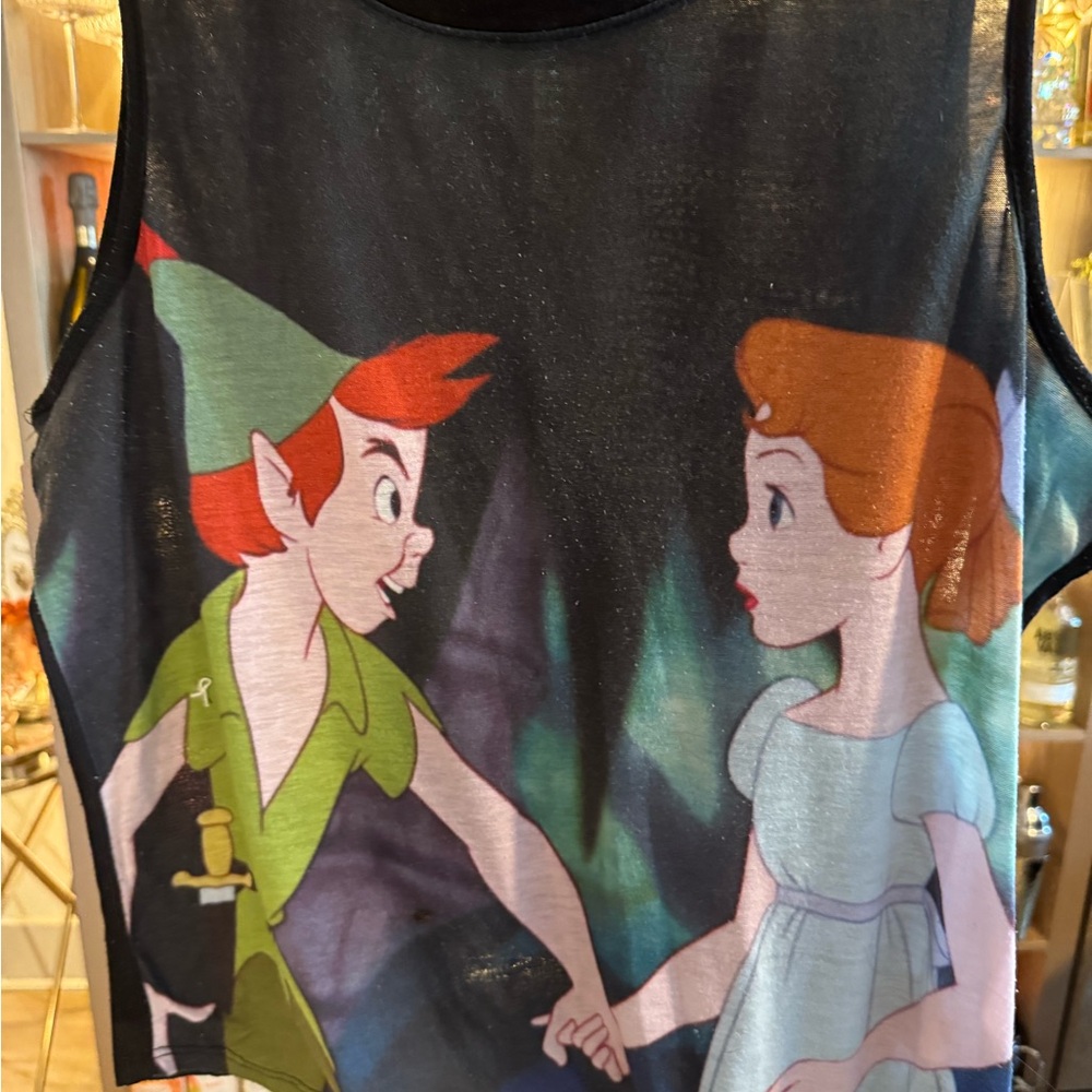 Disney Sheer Black Top